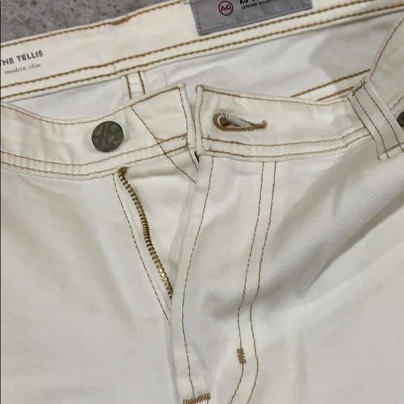 ❌ SOLD ❌ {AG} Tellis 33X33 White AG-ED Denim - Picture 4 of 8